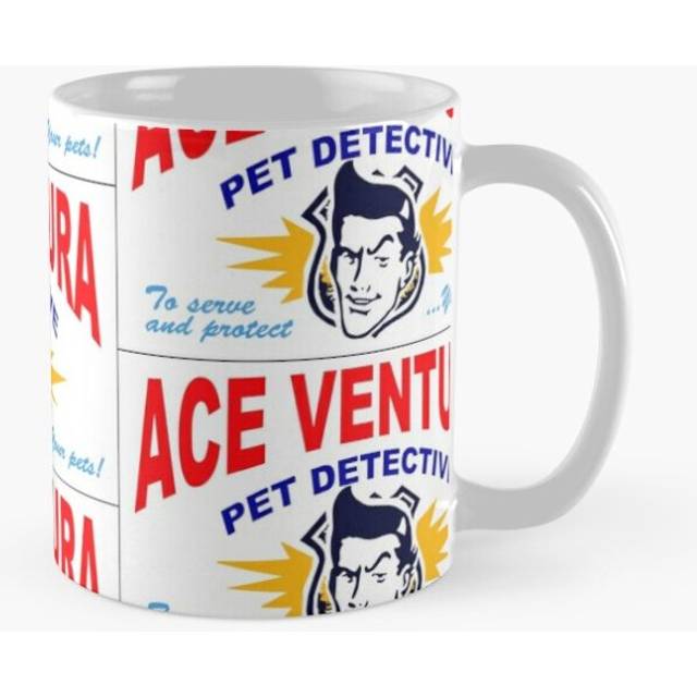 Mugs 11oz Ace Ventura Business Card Coffee Ceramic Mug Funny Anniversary Novelty Christmas Gift