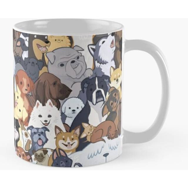 Mugs 11oz Pupper Party Coffee Ceramic Mug Funny Anniversary Novelty Christmas Gift
