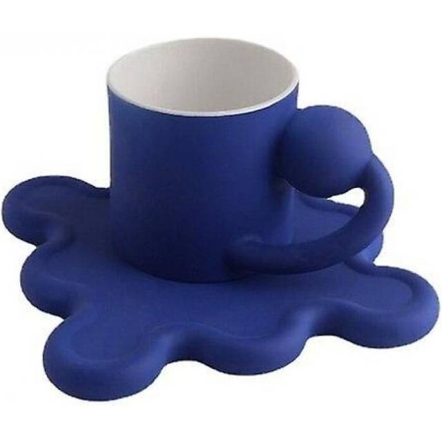 Nordic Ins Style Creative Ceramic Coffee Milk Water Cup Tea Cup Set With Tray|mugs