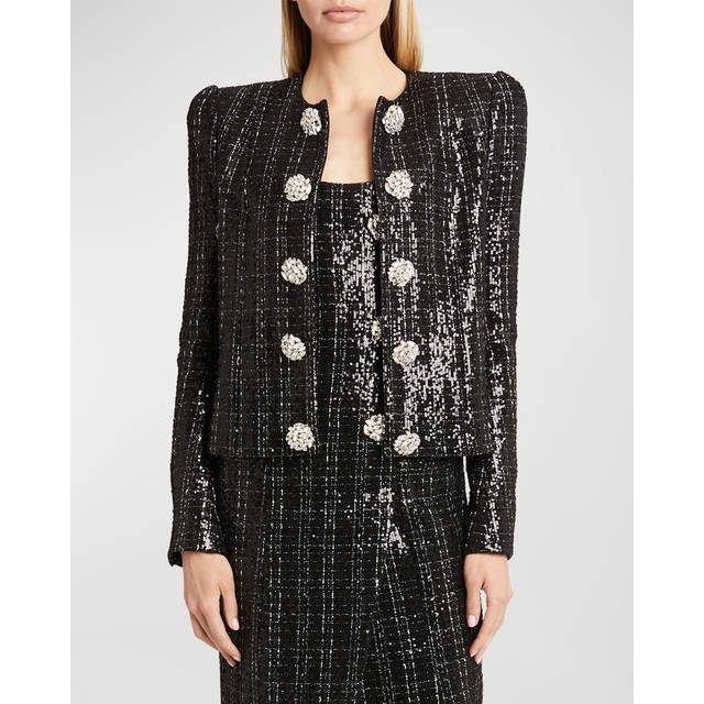 Balmain Sequined tweed jacket