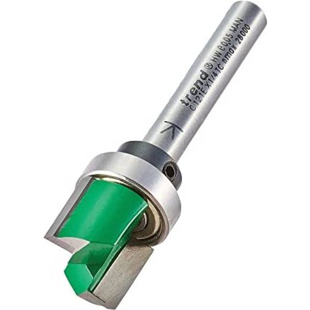 Trend Bearing Guided Template Profiler Router Cutter 15.9mm 12.7mm 1/4"