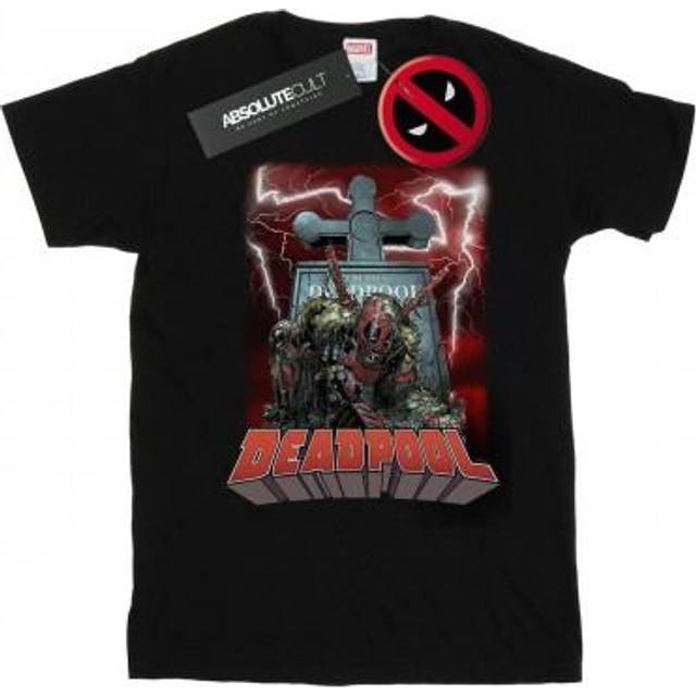 Deadpool Grave T-Shirt - Black - L