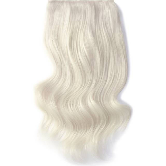 Cliphair Clip In Hair Extensions 180-220g. 100% Remy Human Hair.  Ice Blonde, 16" (180g)