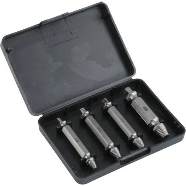 1Set Double Side Drill Out Damaged Screw Extractor Drill Bits Stripped Screw Removers