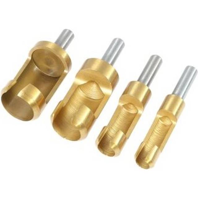 2Set Titanium Plug Cutter Set 6-16mm Hole Saw Cutter Wood Drills for Woodworking