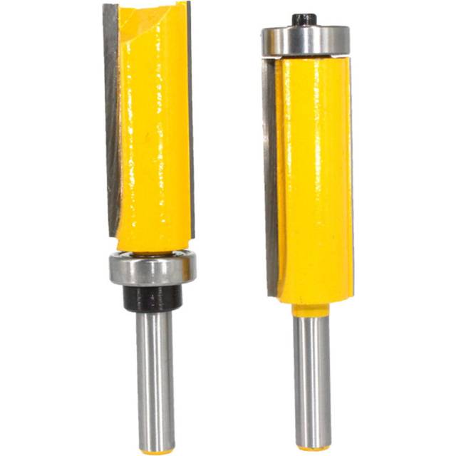8mm Flush Trim Pattern Router Bit Top & Bottom Bearing Bits Milling Cutter For Wood Woodworking Cutters