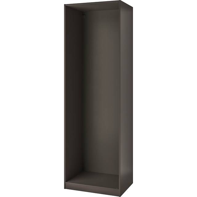 PAX garderobsstomme, mörkgrå, 75x58x236 cm