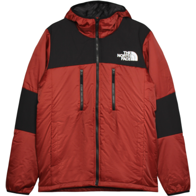 The north face men’s himalayan light synth hoodie – brick house red outerwear