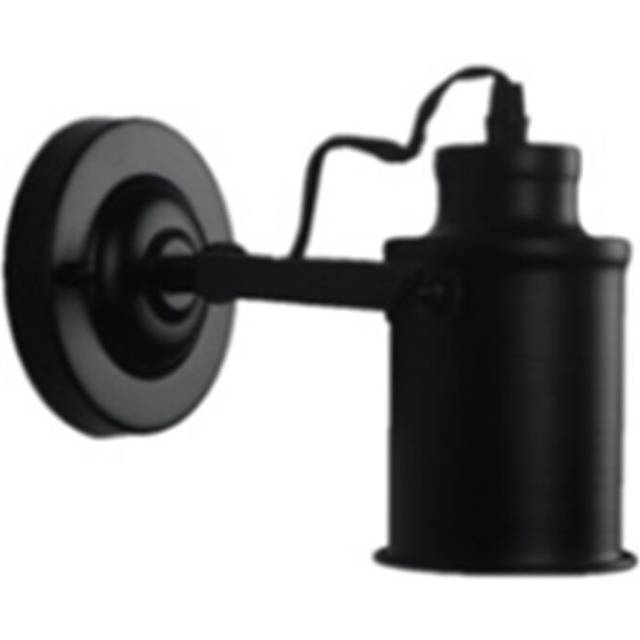 Retro Wrought Iron Spotlights Aisle Showroom Bedroom Bedside Personality Wall Lamp with 7W White Light COB Spotlight