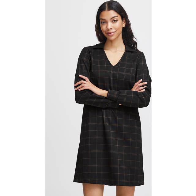 Long sleeve shirt dress for women b.young Ravna - Noir - XS