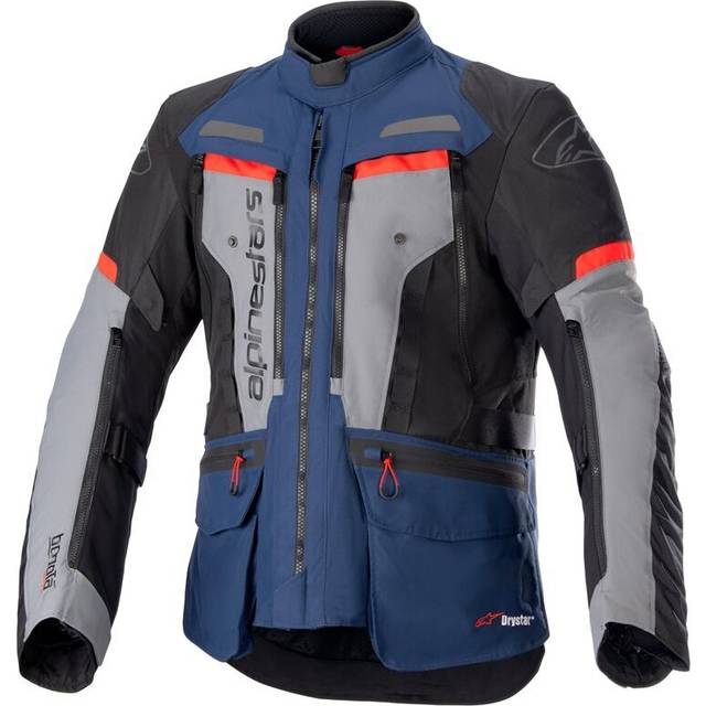 Alpinestars Bogota Pro Drystar® waterproof Motorcycle Textile Jacket, blue, Size 4XL for Men