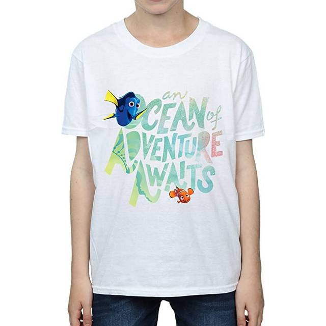 Ocean Adventure Cotton T-Shirt - White - 9 Years
