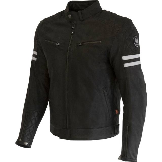 Merlin Hixon II D3O Motorcycle Leather Jacket, black, Size M for Men
