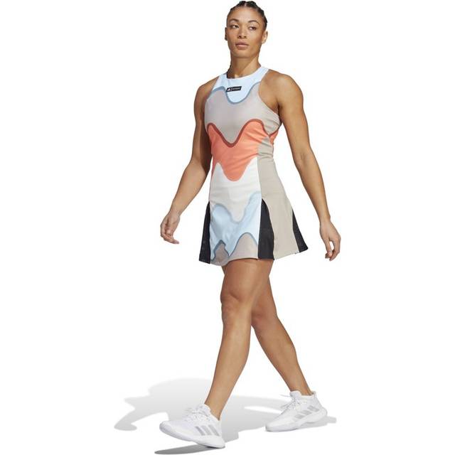 adidas Women's Standard Tennis Premium Dress  Multicolor/Semi Coral  X