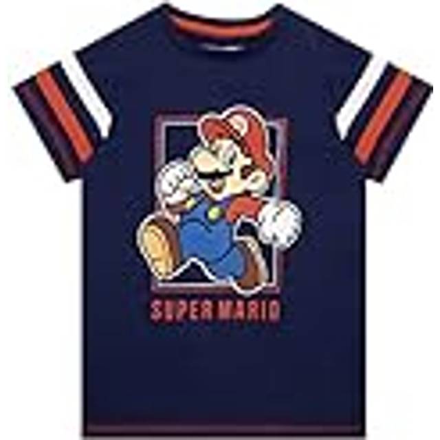 Stripe Gaming Short Sleeve T-Shirt - Blue - 3-4 Years