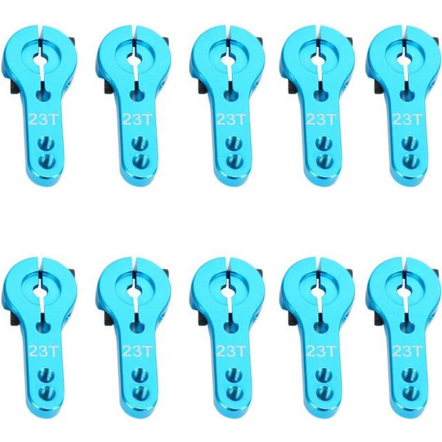 10Pcs 23T Metal Servo Arm Horn with Screws for 1/10 RC Car Parts Accessories