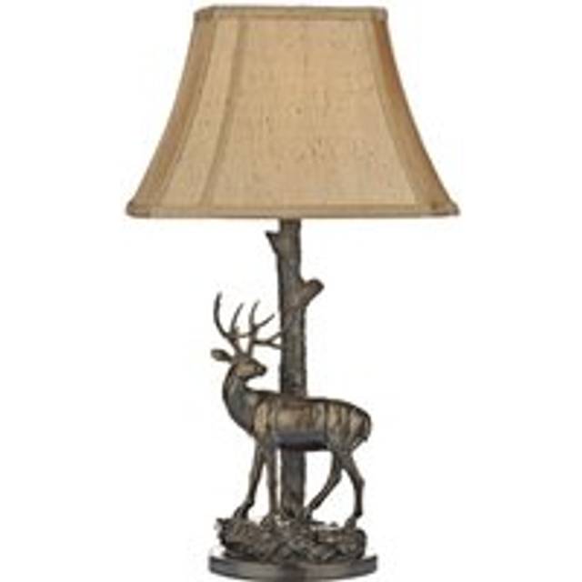 Dar Lighting Group Dar GUL5545/X Gulliver Stag Table Lamp Aged Brass W