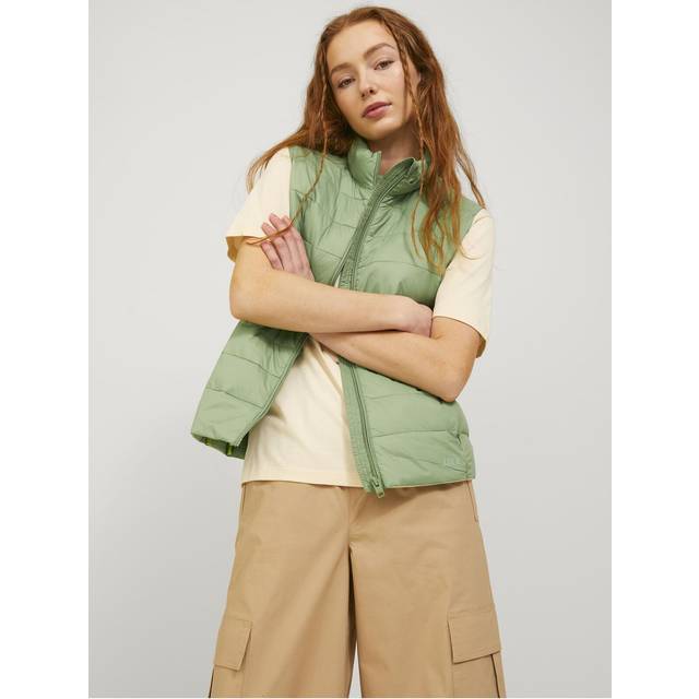 Jack & jones womens gilet puffer jackets bodywarmer zipper sleeveless coat