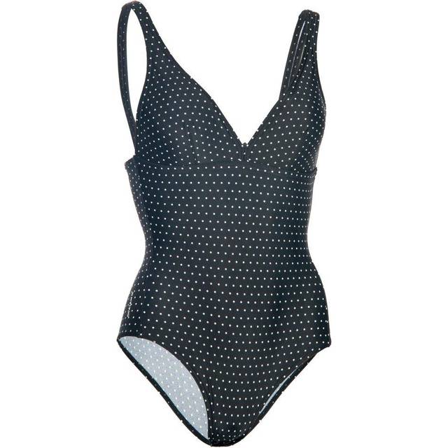 Daria Women's 1-piece Swimsuit With Removable Padded Cups - Puka - Black