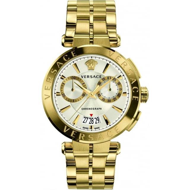 Versace VBR060017 Gold Tone Aion Chrono Men's Watch (One Size)