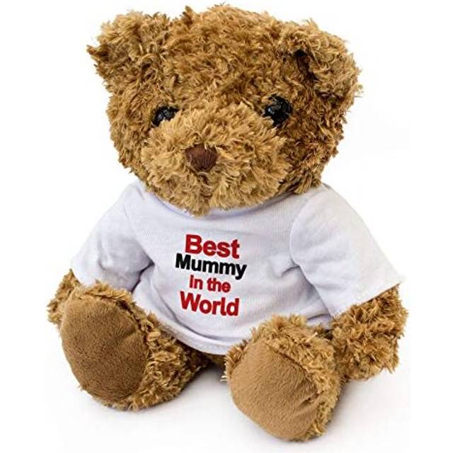 BEST MUMMY IN THE WORLD - Teddy Bear - Cute Soft Cuddly - Award Gift Present Birthday Xmas