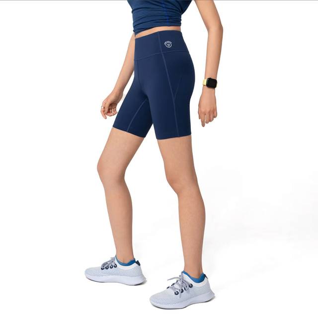 Allbirds Women's Natural Bike Short, Blue, Size XS