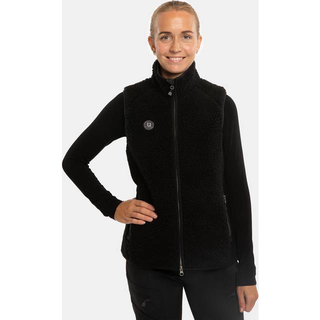 Uhip Merino Pile Väst - Jet Black (46)