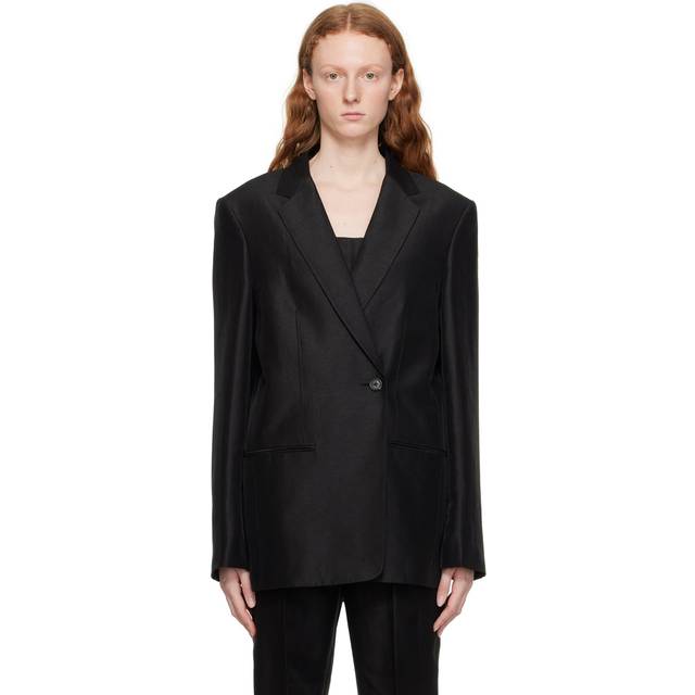 Helmut Lang Off-White Double-Breasted Blazer - Ivory - C05 - US 10