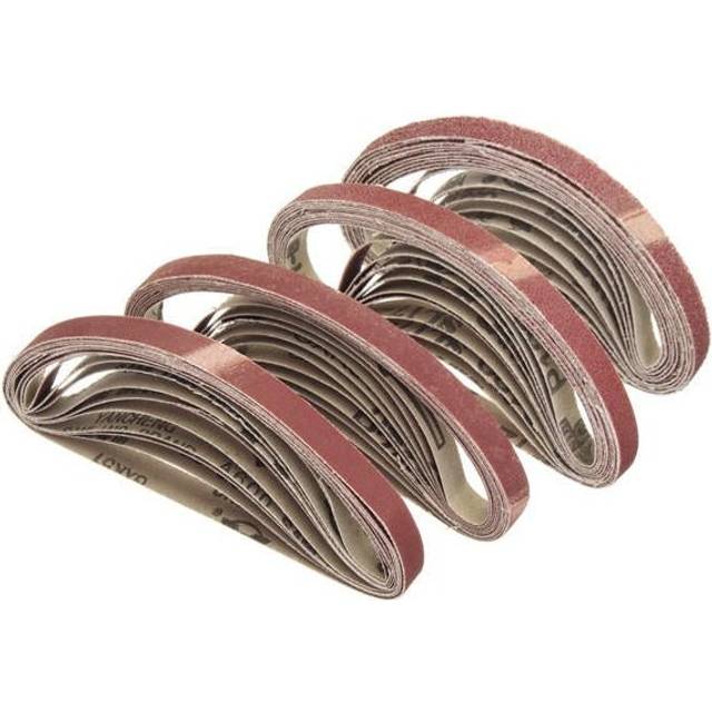 (240#) 10pcs 10x330mm 60 to 600 Grit Sanding Belt for Flush Belt Machines Polishing Grind Machine
