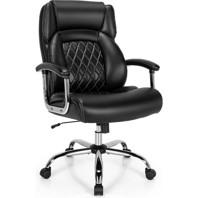 PU Leather Office Chair Modern &Ergonomic Padded Chair Executive Chair