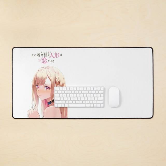 Desk Mat Sono Bisque Doll wa Koi wo Suru Large Gaming Mouse Pad 35x16 inch