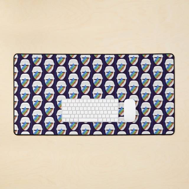 Desk Mat CATCH THE RAIMBOW Classic  Large Gaming Mouse Pad 35x16 inch