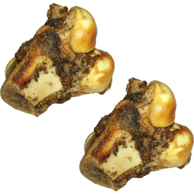 Pack Of 2 Roast Knuckle Bone Buffalo Beef Flavour Large Dog Chew Treat Real Meat