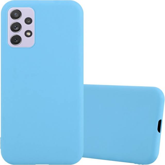 (CANDY BLUE) Cadorabo Case for Samsung Galaxy A73 5G Cover Protection TPU Silicone Gel Back case Candy Design
