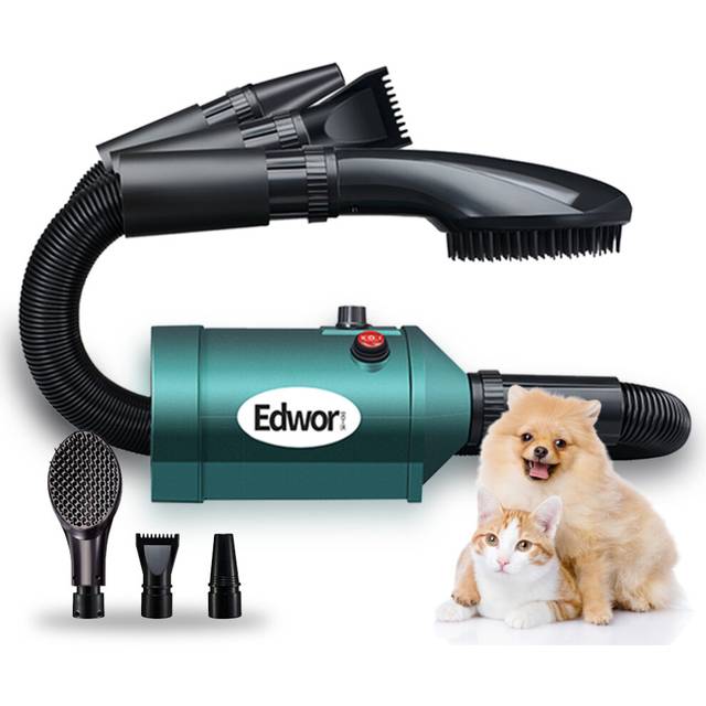 3 IN 1 Dog Hair Dryer Cat Grooming Brush Mini Pet Blower Adjustable Speed Force Blow-Dryer With Heater For Medium Small Pets
