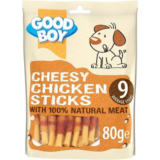Armitage Good Boy Cheesy Chicken Sticks (80 g) - Dog Treat for Adult Dogs, Tasty & Nutritious