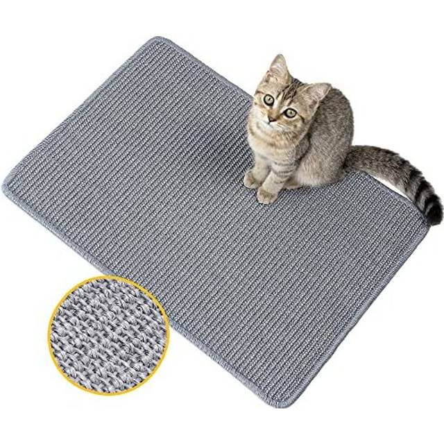 Cat Scratcher Pad,Natural Sisal Cat Scratching Mat,Horizontal Floor Cat Scratch Mats for Indoor Cats Grinding Claws Nails,Cat Furniture Protector for