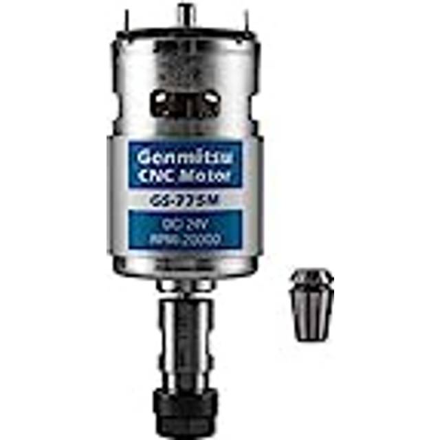 Genmitsu GS775M 20000RPM 775 CNC Spindle Motor with 5mm ER11 Collet Set  CNC 3018 Upgraded Accessories  DC 24V  High Power  Noi