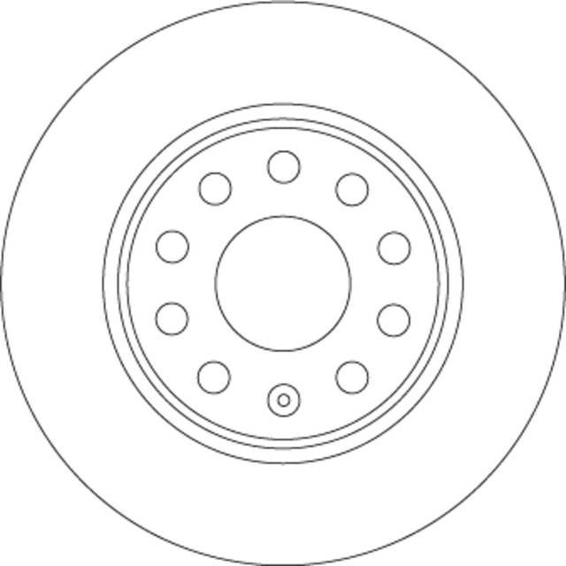 Bromsskiva DF6952 TRW