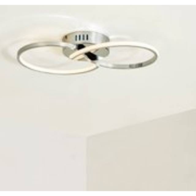 Infinity LED Flush Ceiling Light - Chrome