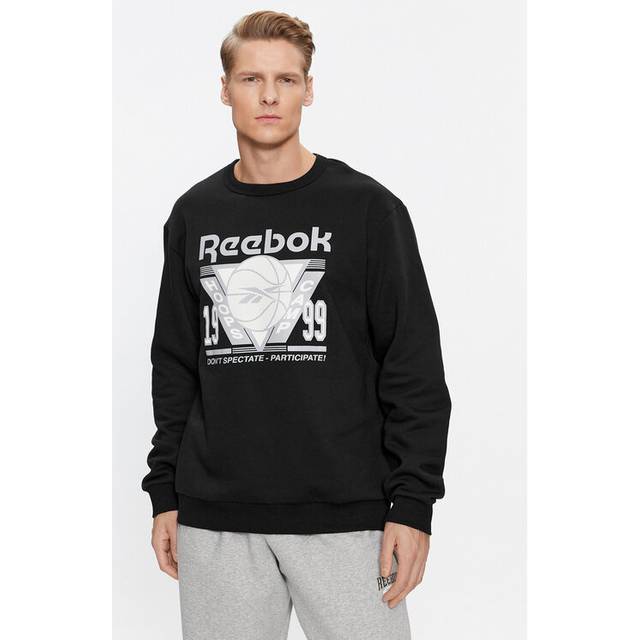 Reebok, Sweatshirts & Hoodies, Herr, L, Basketball Regular Fit Sweatshirt - black (L)