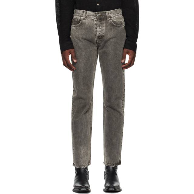 Acid Wash Effect Straight Cut Jeans 20,5cm size 34 (34)
