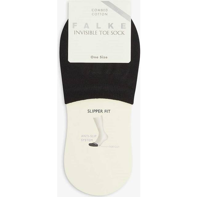 FALKE Toe Sock Black, halvsocka för tofflor