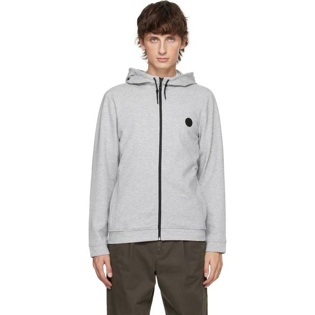 PS by Paul Smith Gray Patch Hoodie - 72 Greys - XXL