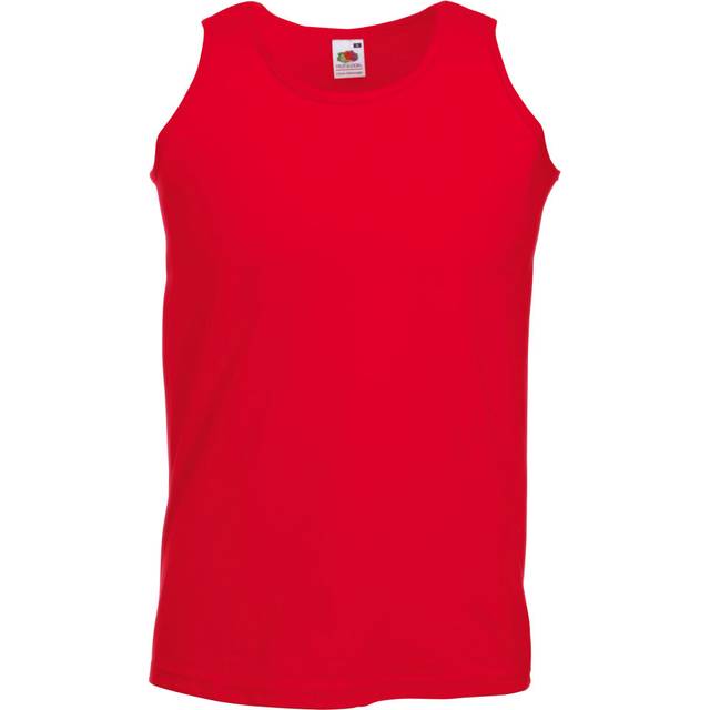 Fruit Of The Loom 61098 Athletic Vest Size: M, COLOUR: Red