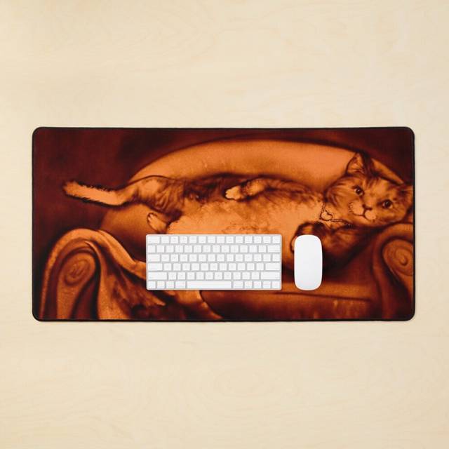Desk Mat Draw me Like one of your French Girls Large Gaming Mouse Pad 35x16 inch