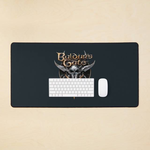 Desk Mat Baldurs Gate 3 Large Gaming Mouse Pad 35x16 inch