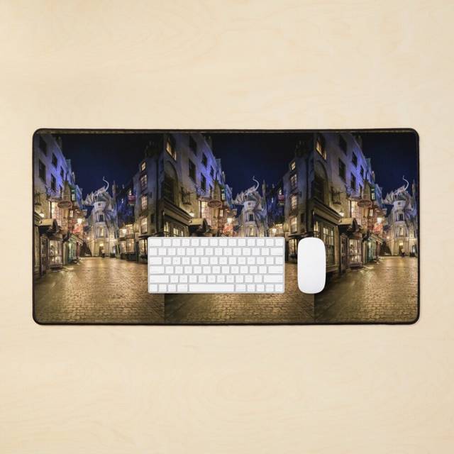 Desk Mat Diagon Alley Large Gaming Mouse Pad 35x16 inch