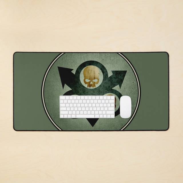 Desk Mat Death Guard Large Gaming Mouse Pad 35x16 inch