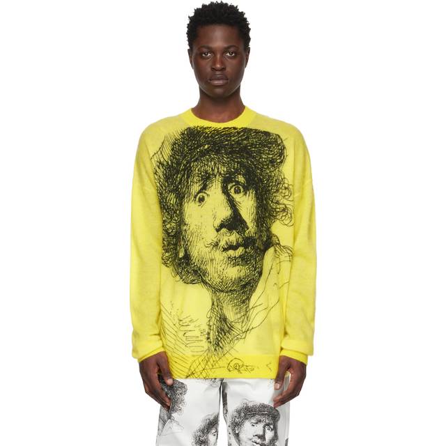 JW Anderson Yellow Crewneck Sweater - 200 YELLOW - XXS
